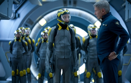 Harrison Ford Wearing His Fortis Official Cosmonauts Chronograph in Ender's Game